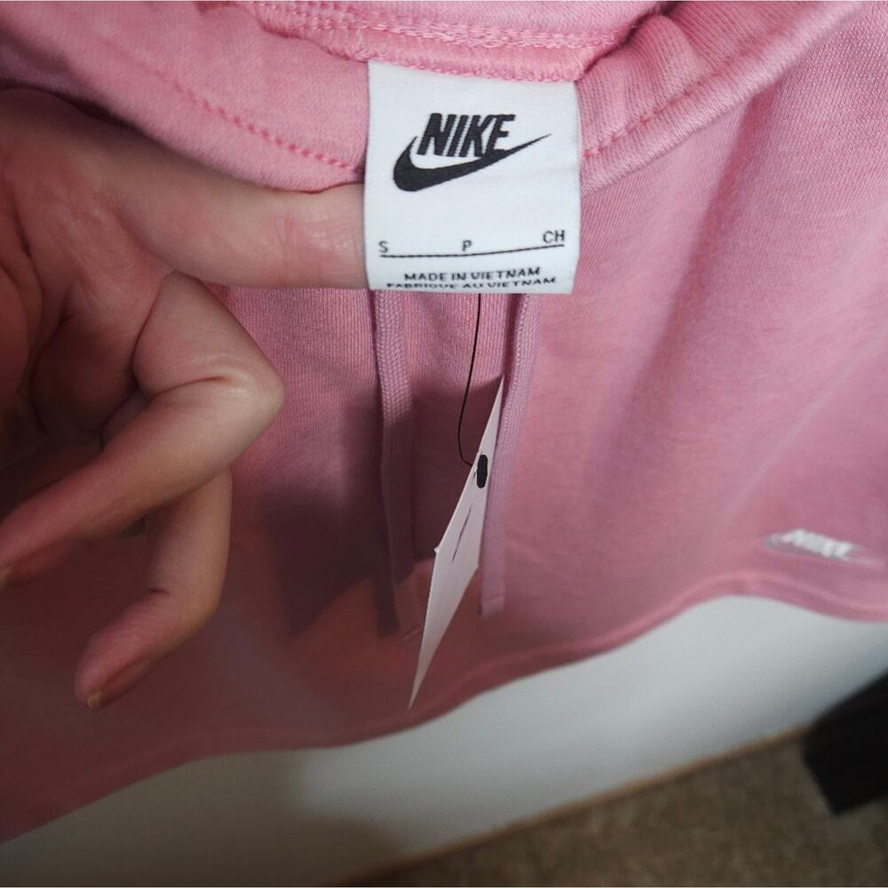 Nike Women's sportswear Club Fleece Skirt Mini Skirt in Soft Pink NWT - Picture 10 of 13